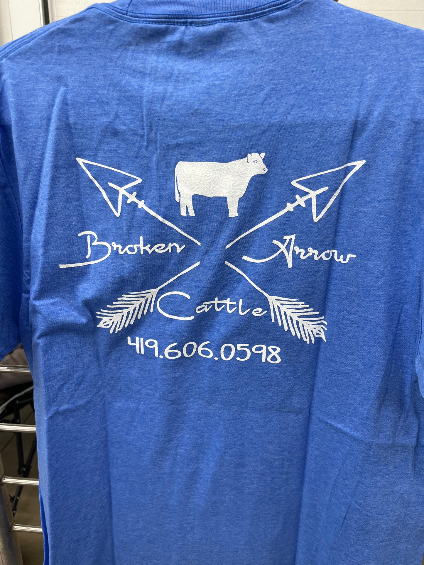 Blue Eat Beef Tshirt