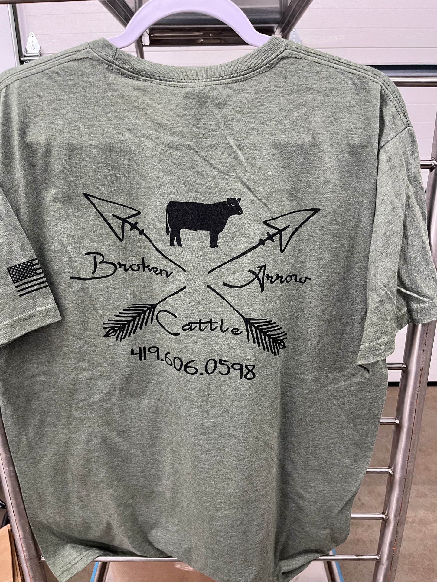 Green Eat Beef Tshirt
