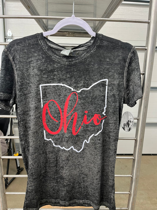 Ohio Burn out Tshirt